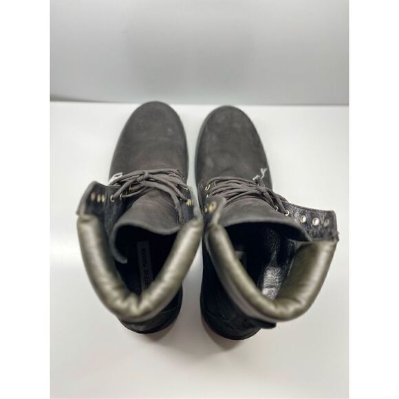 STEVE MADDEN Men’s Black Leather Boots Made In Mexico Pasam 910 Size 11M main image 9